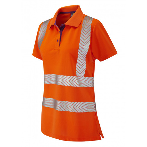 Pippacott Ladies Coolvis Plus Polo Shirt - Orange - Westbury Industrial ...
